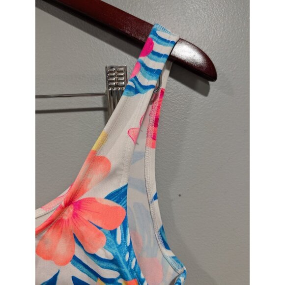 Victoria's Secret Pink Sports Bra Womens Sz Large Ultimate Unlined Floral - Picture 4 of 13